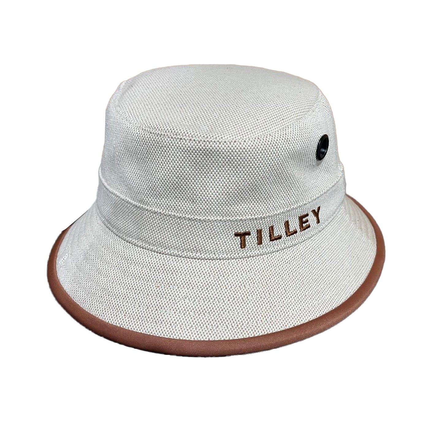 Leather / Canvas Bucket - Natural / Tan