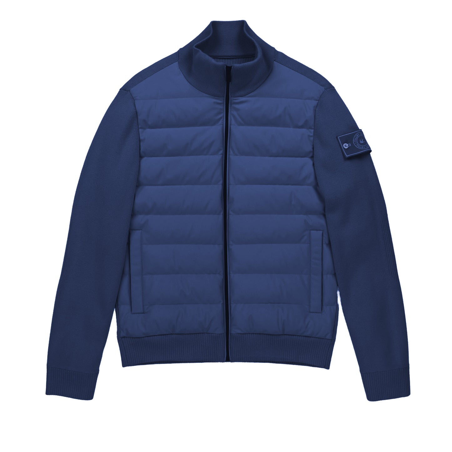 Mens Hybrid Down Jacket/Vest - Navy