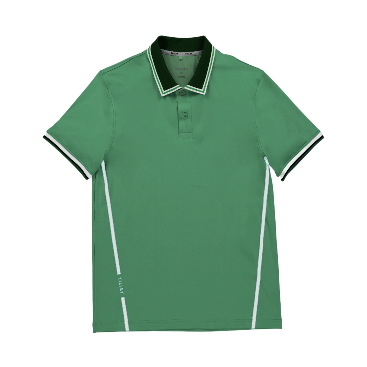 Mens Tech Jersey Club Polo - Sport Green