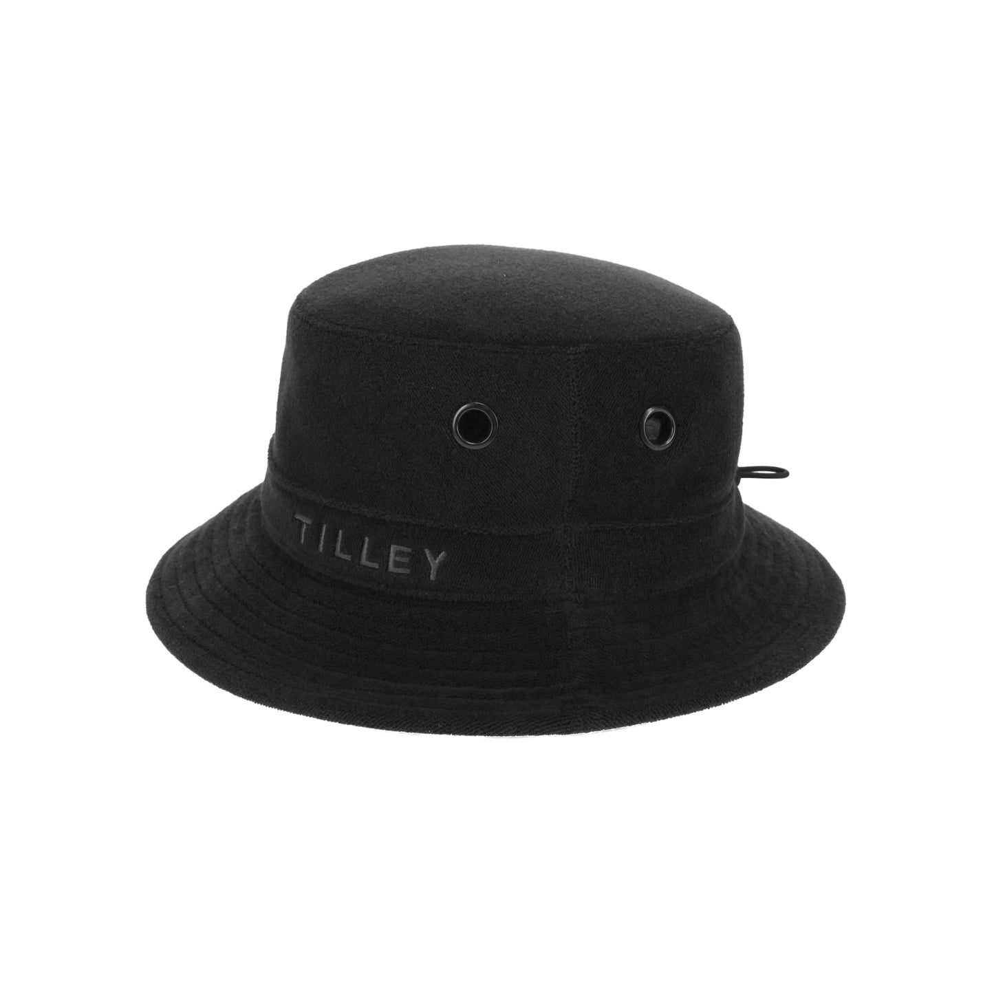 Terry Towel Sport Bucket - Black