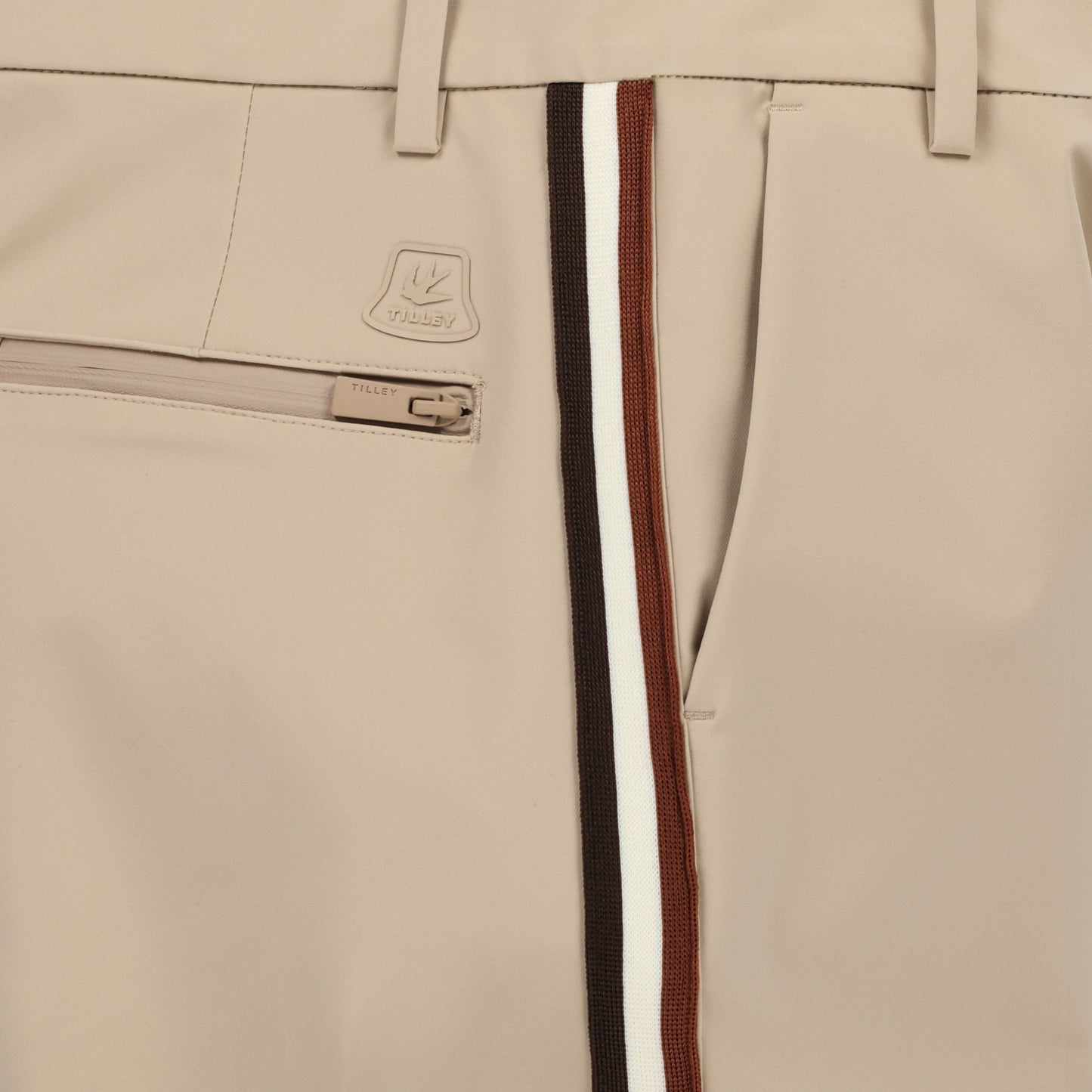 Womens Clubhouse Pant - Tan/White/Chocolate