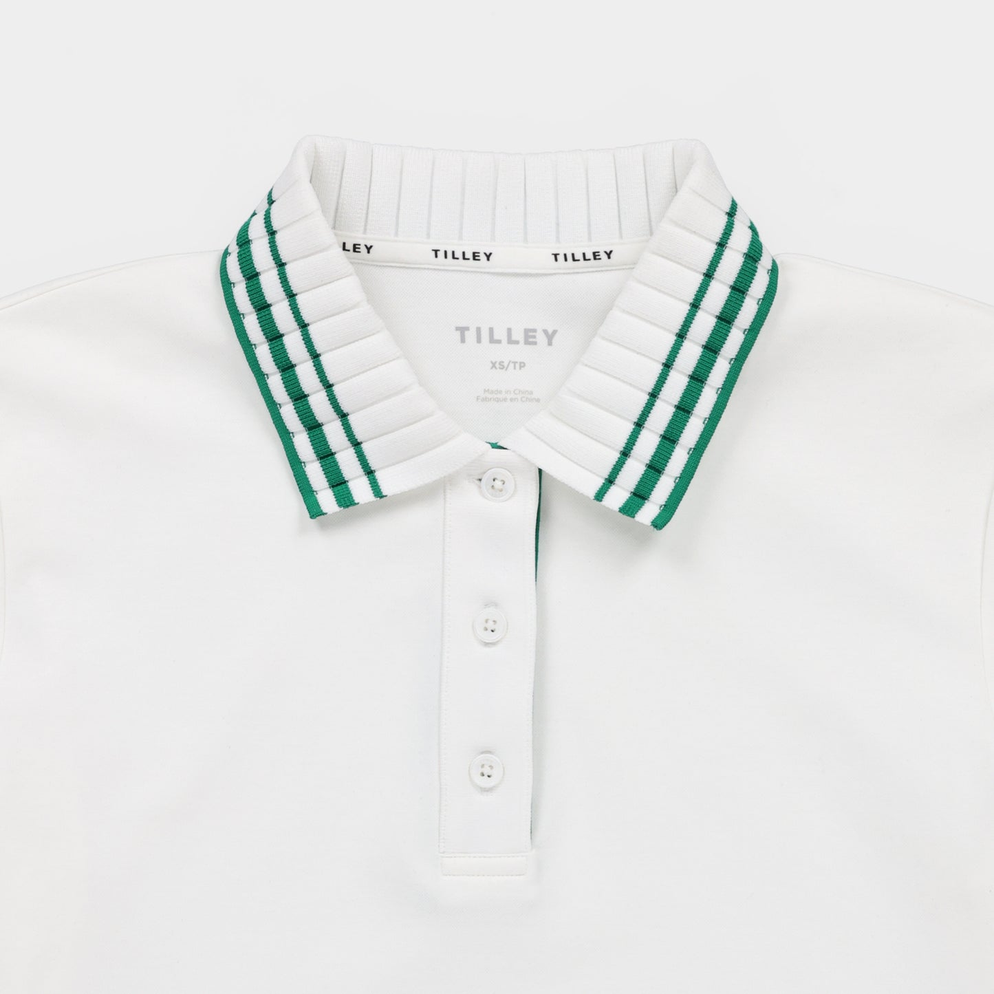 Womens Team Polo - White/Green