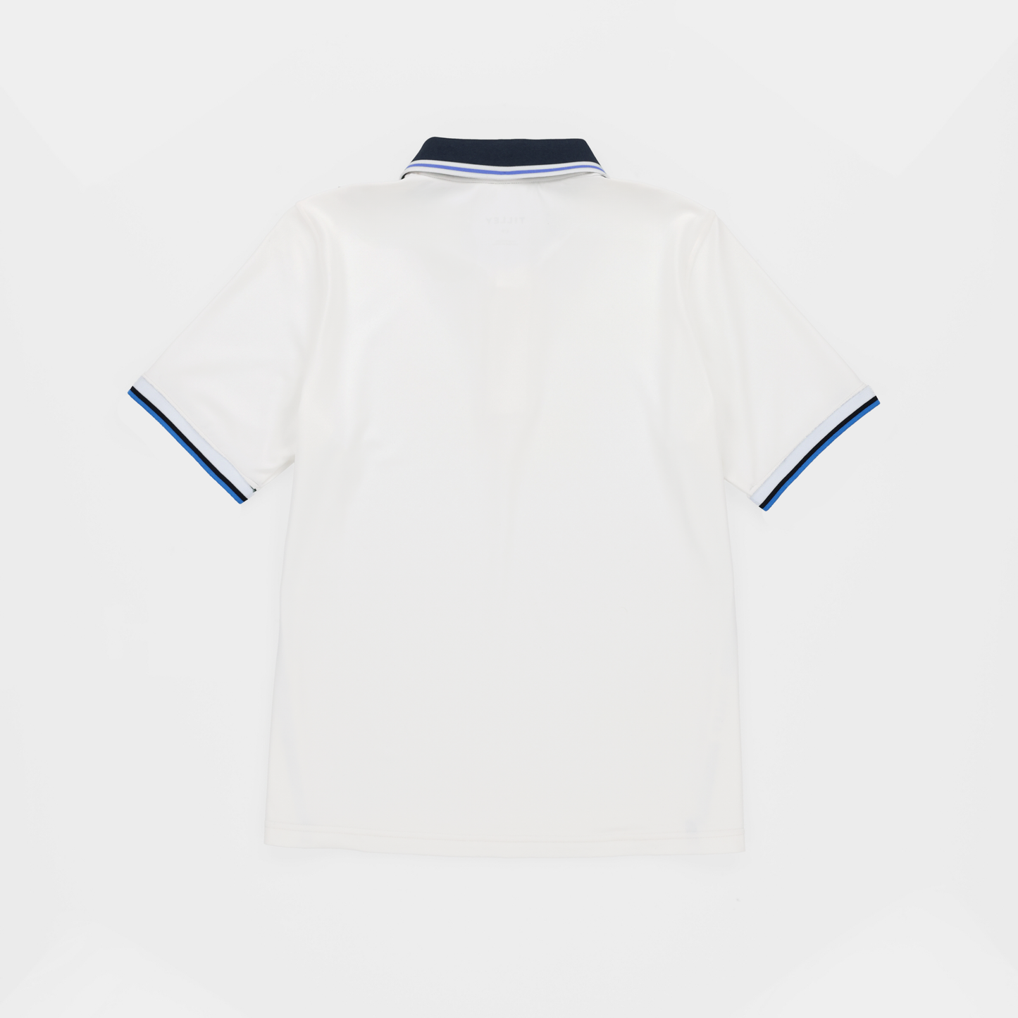 Womens Tech Jersey Club Polo - White/Powder Blue