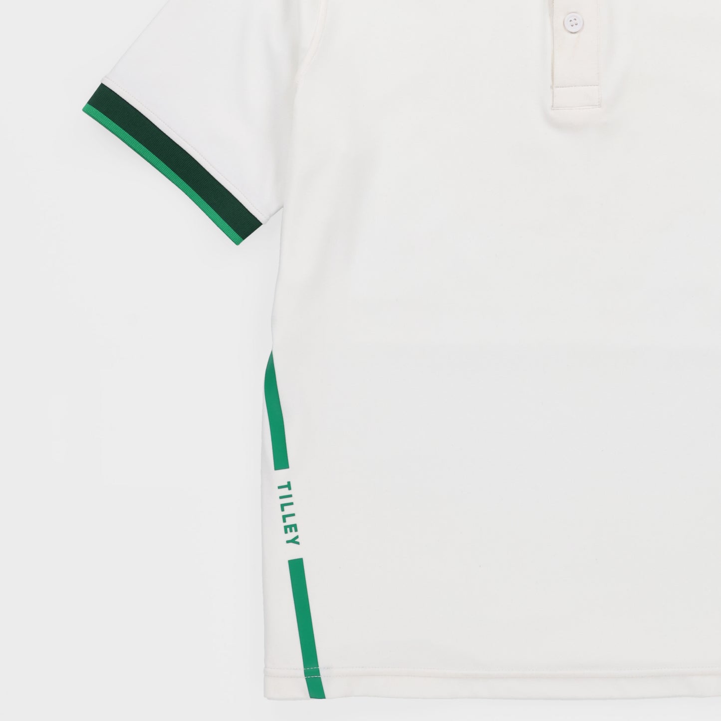 Womens Tech Jersey Club Polo - White/Sport Green