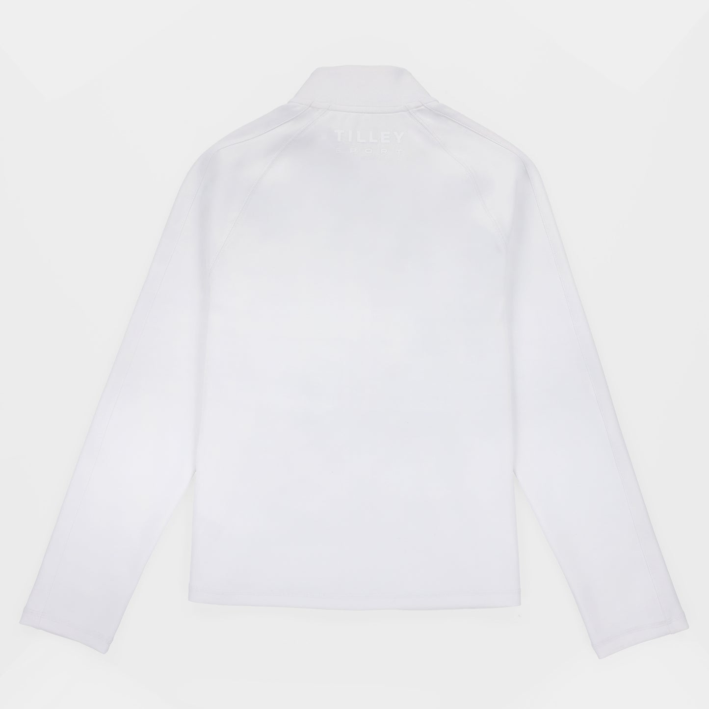 Womens Scuba Full Zip - White