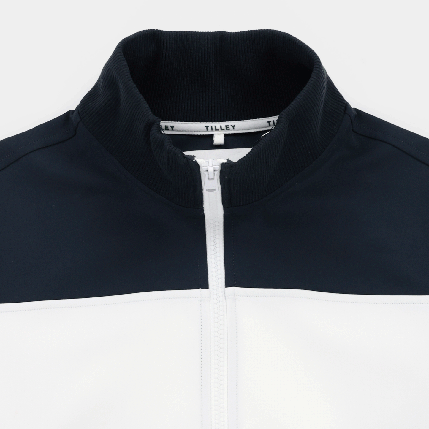 Womens Warm Up Jacket - Navy/White