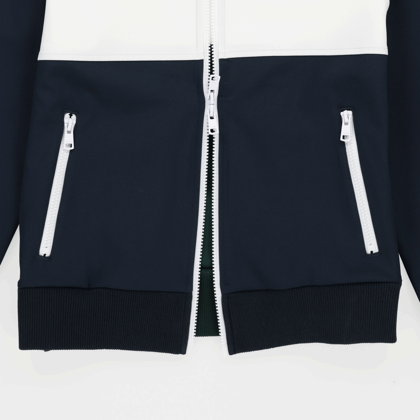 Womens Warm Up Jacket - Navy/White