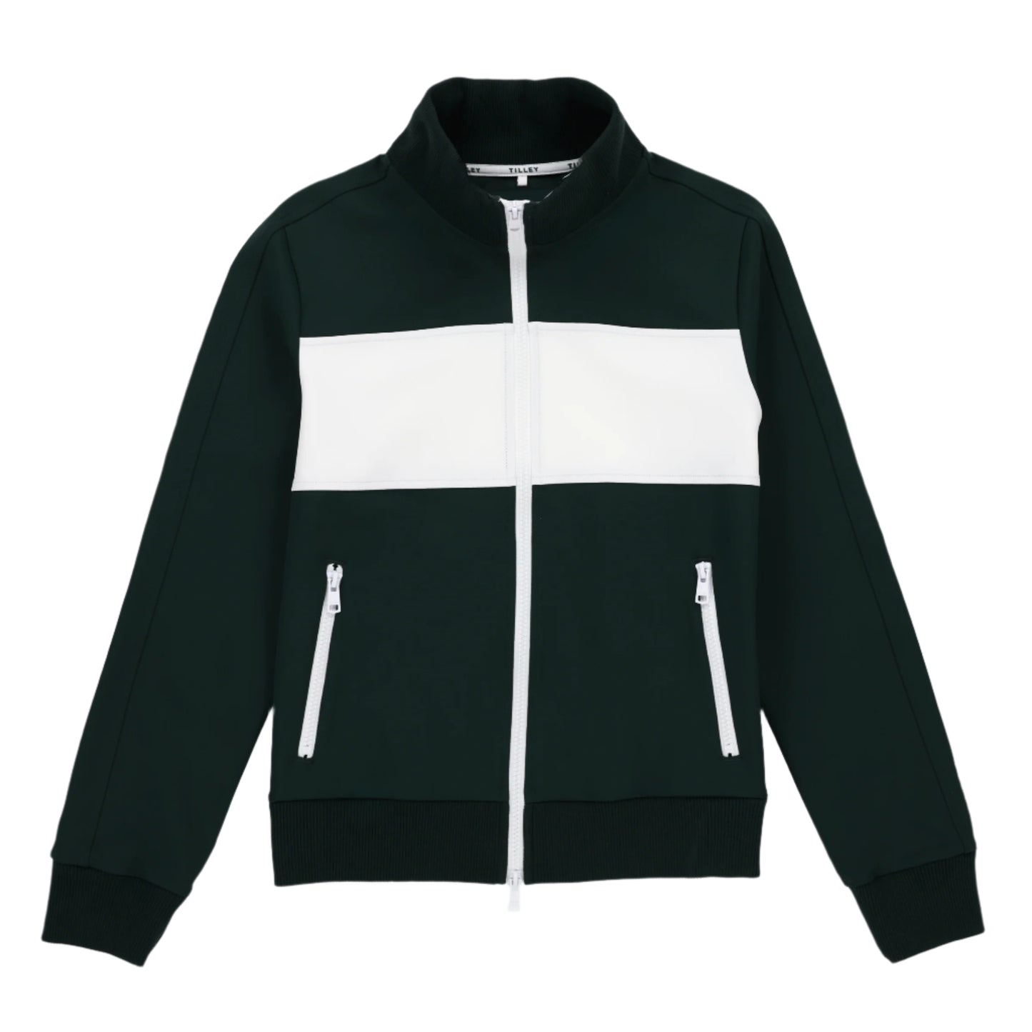 Womens Warm Up Jacket - Pine Green