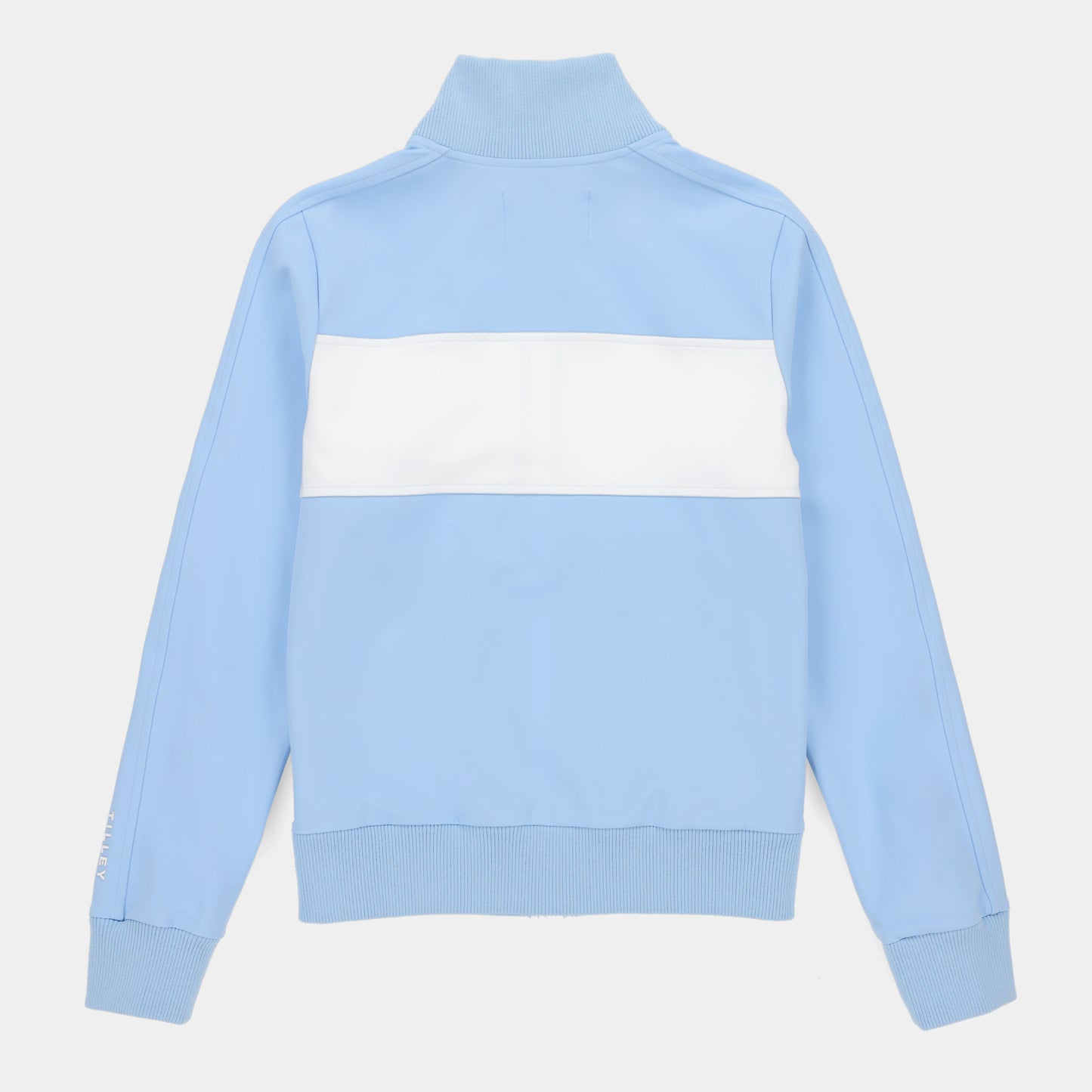 Womens Warm Up Jacket - Powder Blue/White