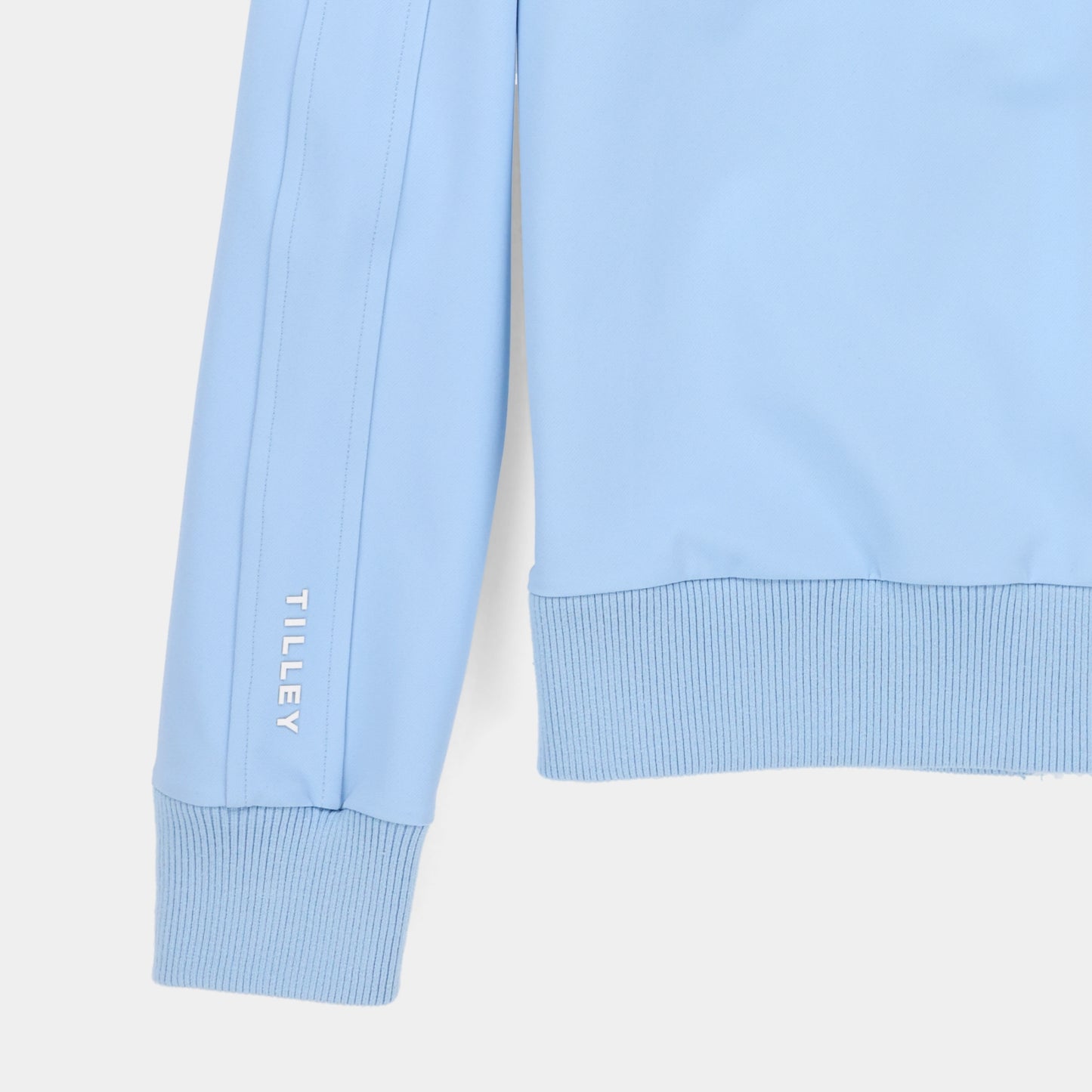 Womens Warm Up Jacket - Powder Blue/White