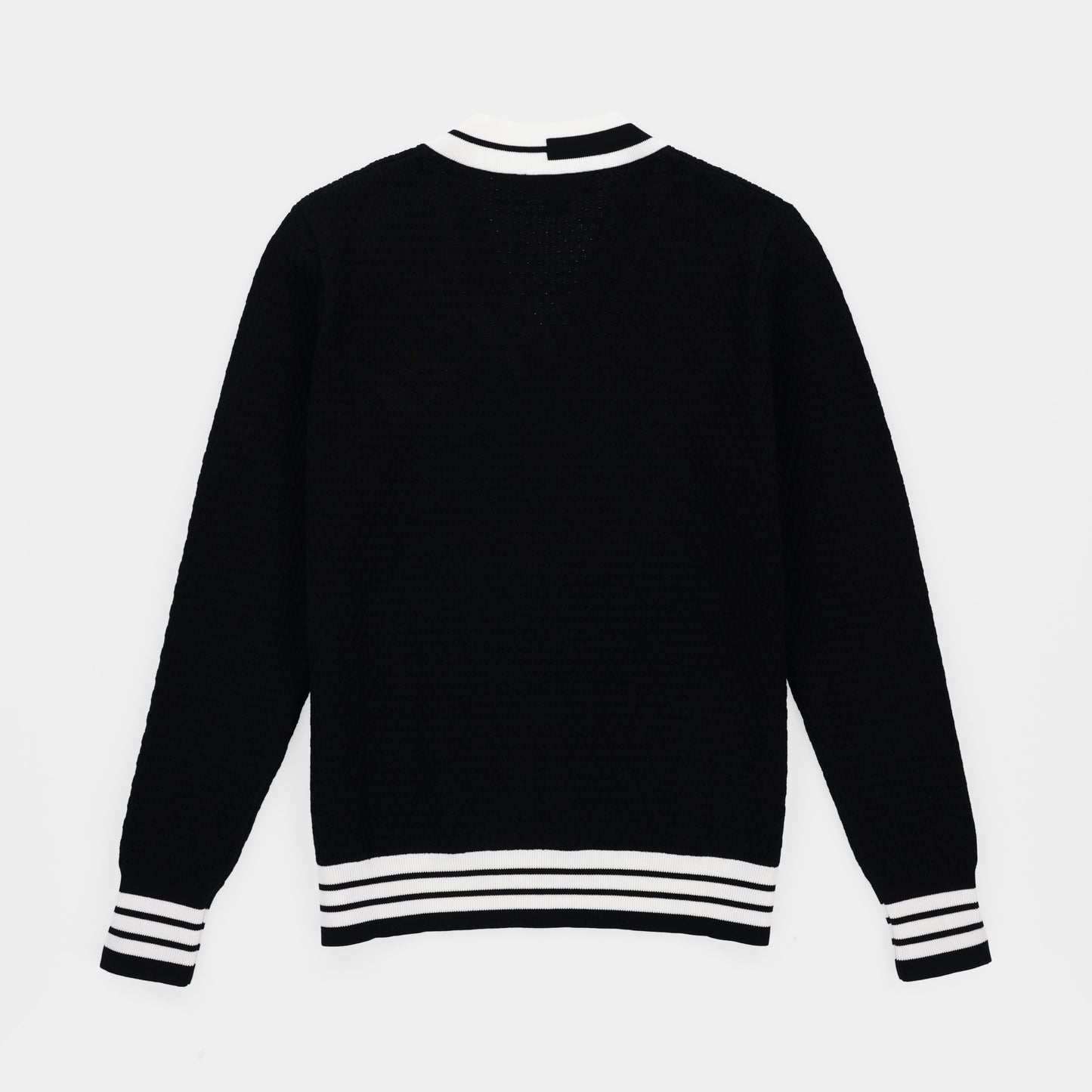 Womens Sport V Neck Sweater - Black
