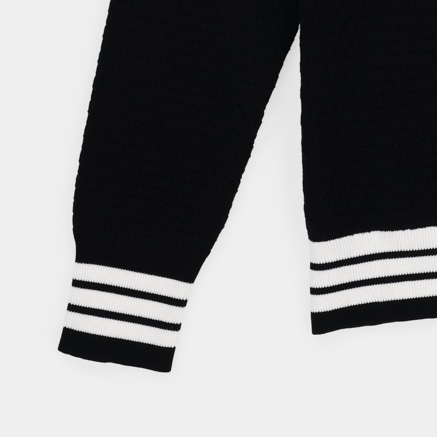 Womens Sport V Neck Sweater - Black