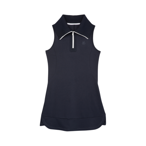 Womens Tech Scuba Dress - Navy