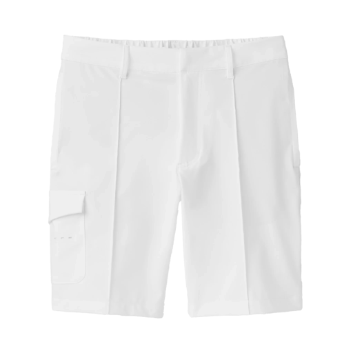 Mens Golf Cargo Short - White