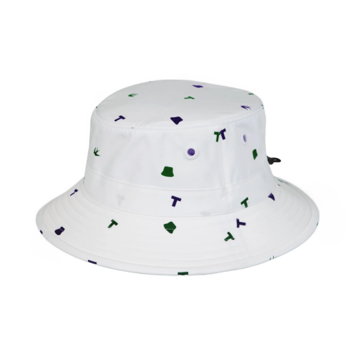 Icon Print Logo Bucket - White/Sport Green Print