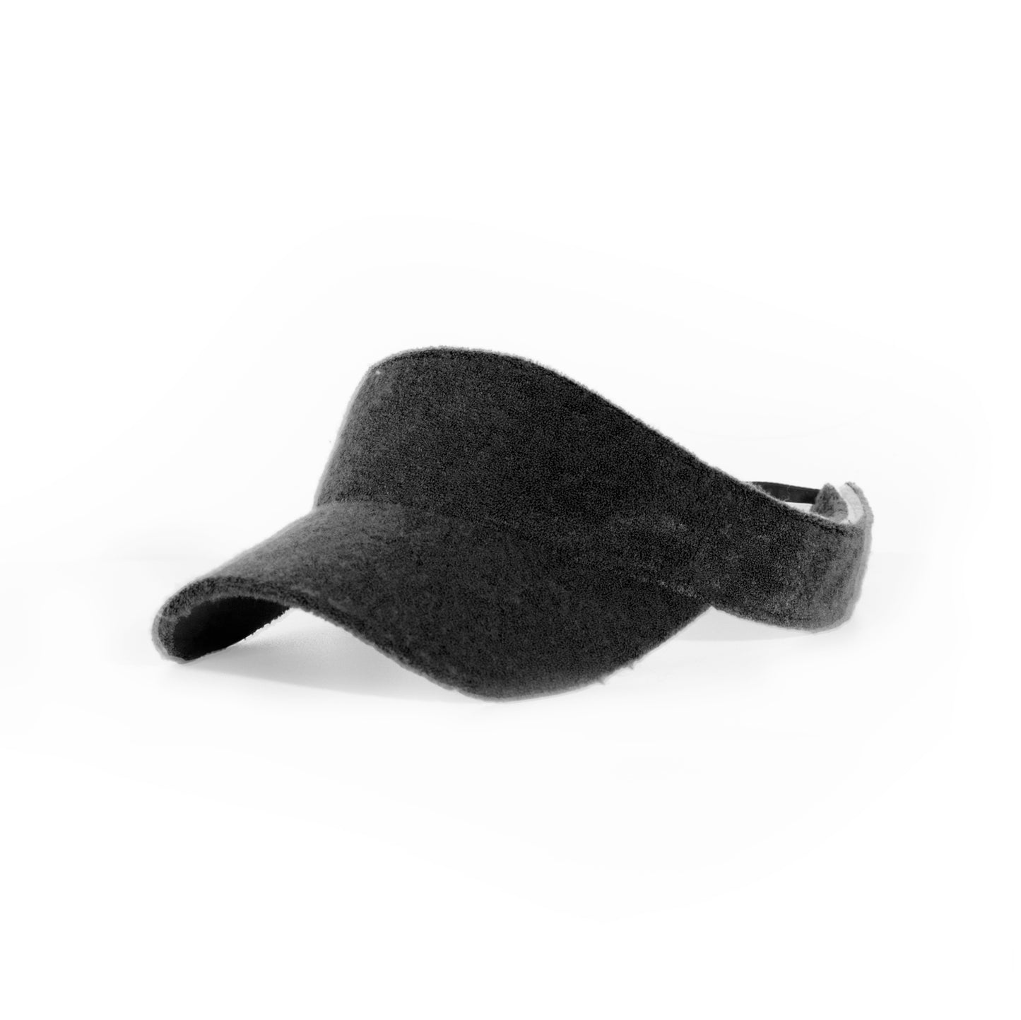 Terry Towel Sport Visor - Black