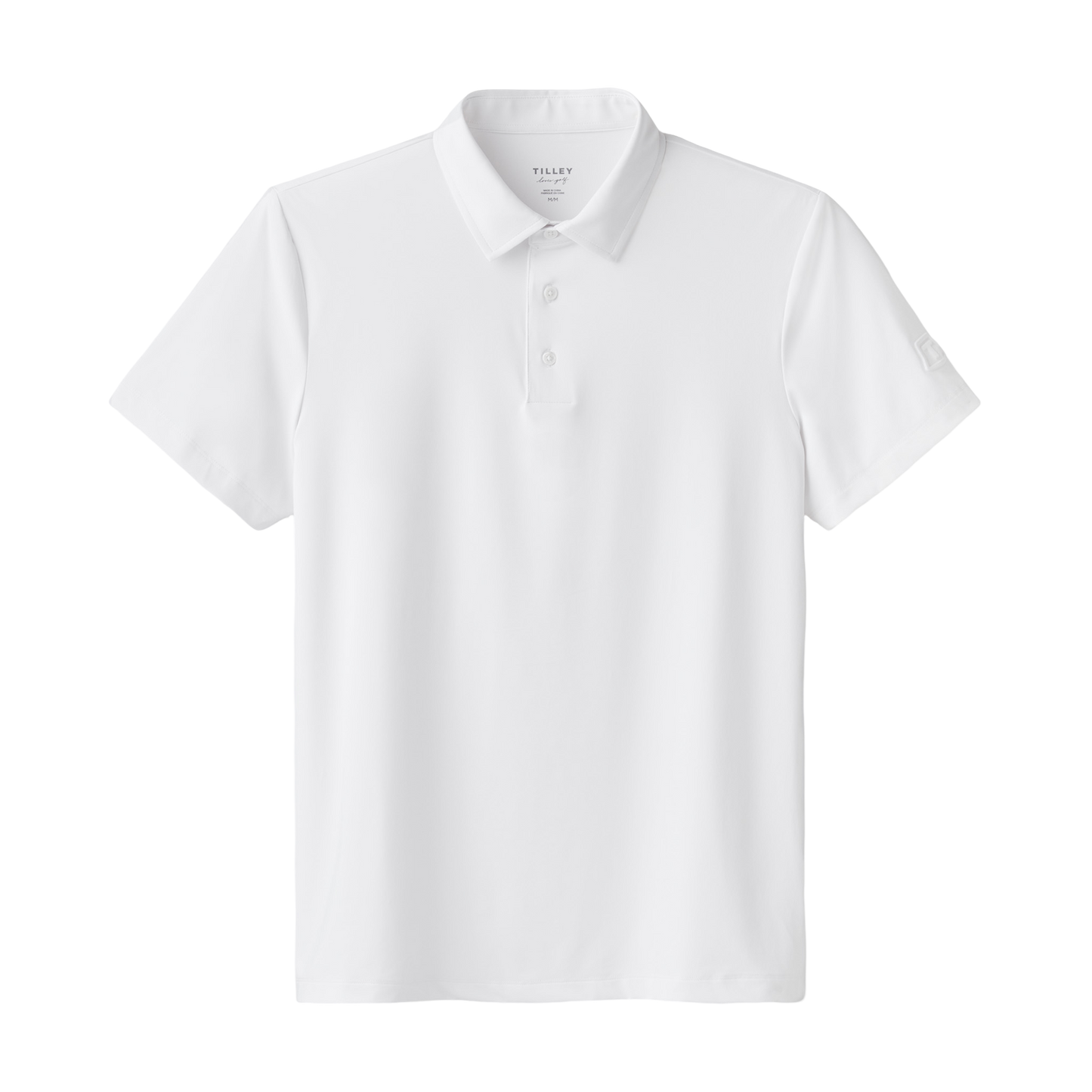 Mens Caddy Polo - White