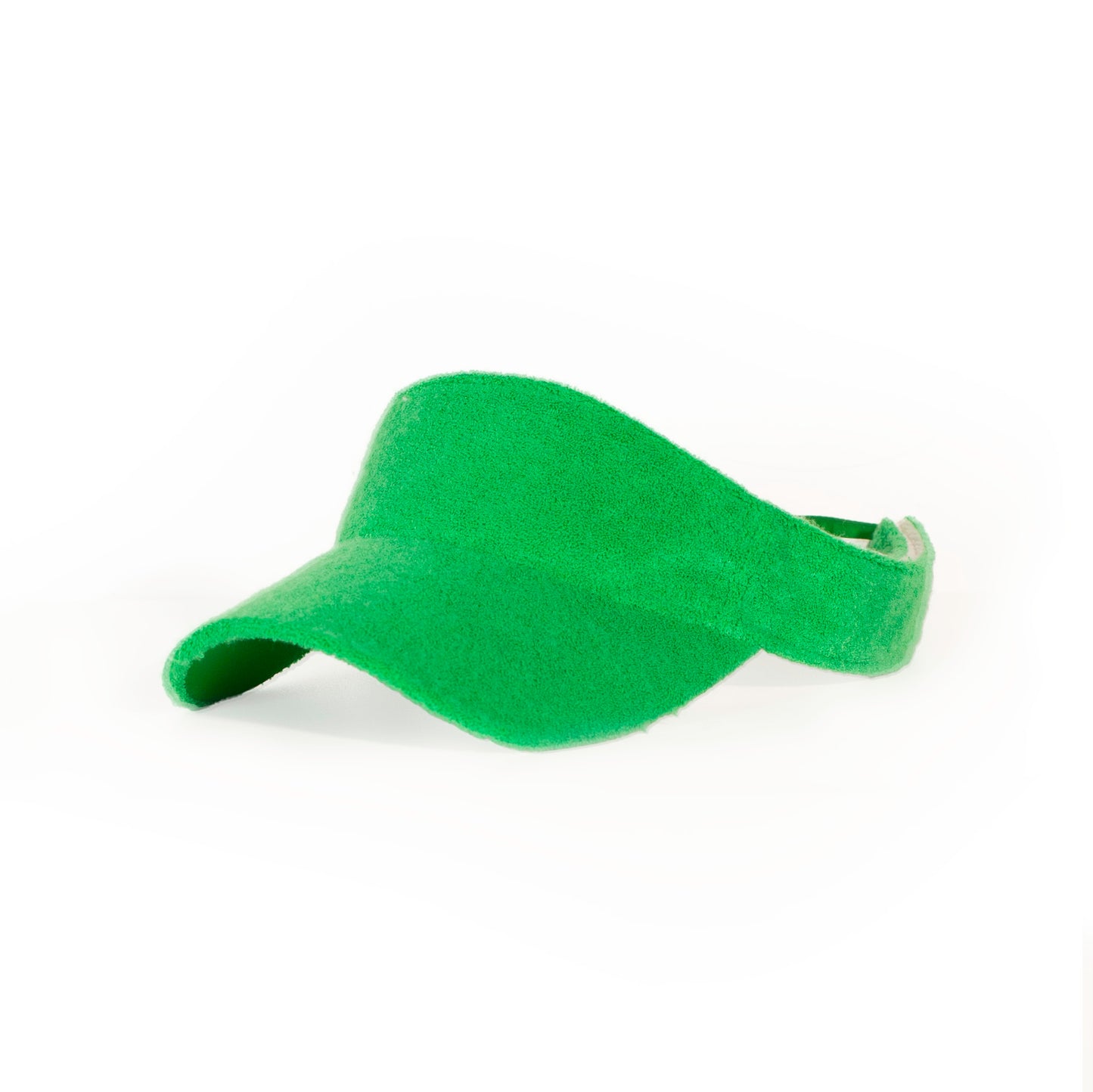 Terry Towel Sport Visor - Bright Green