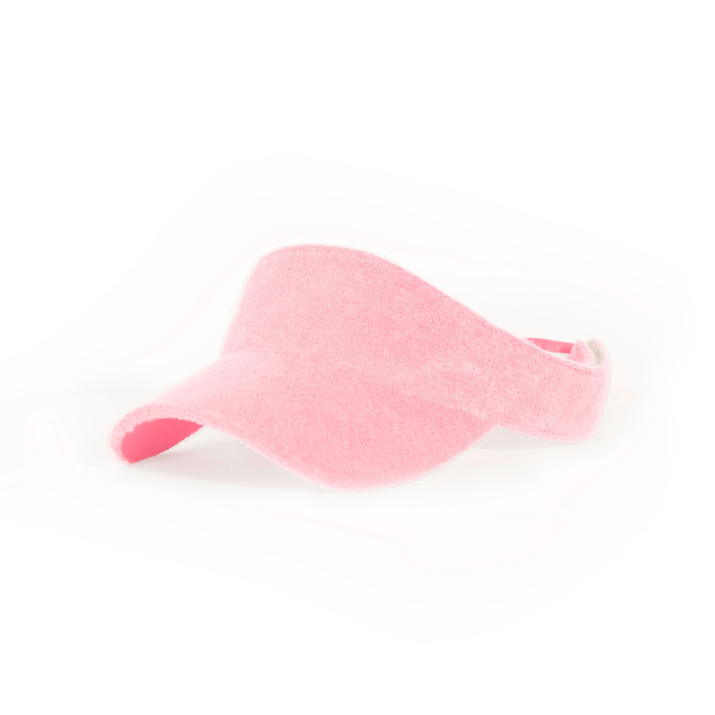 Terry Towel Sport Visor - Light Pink