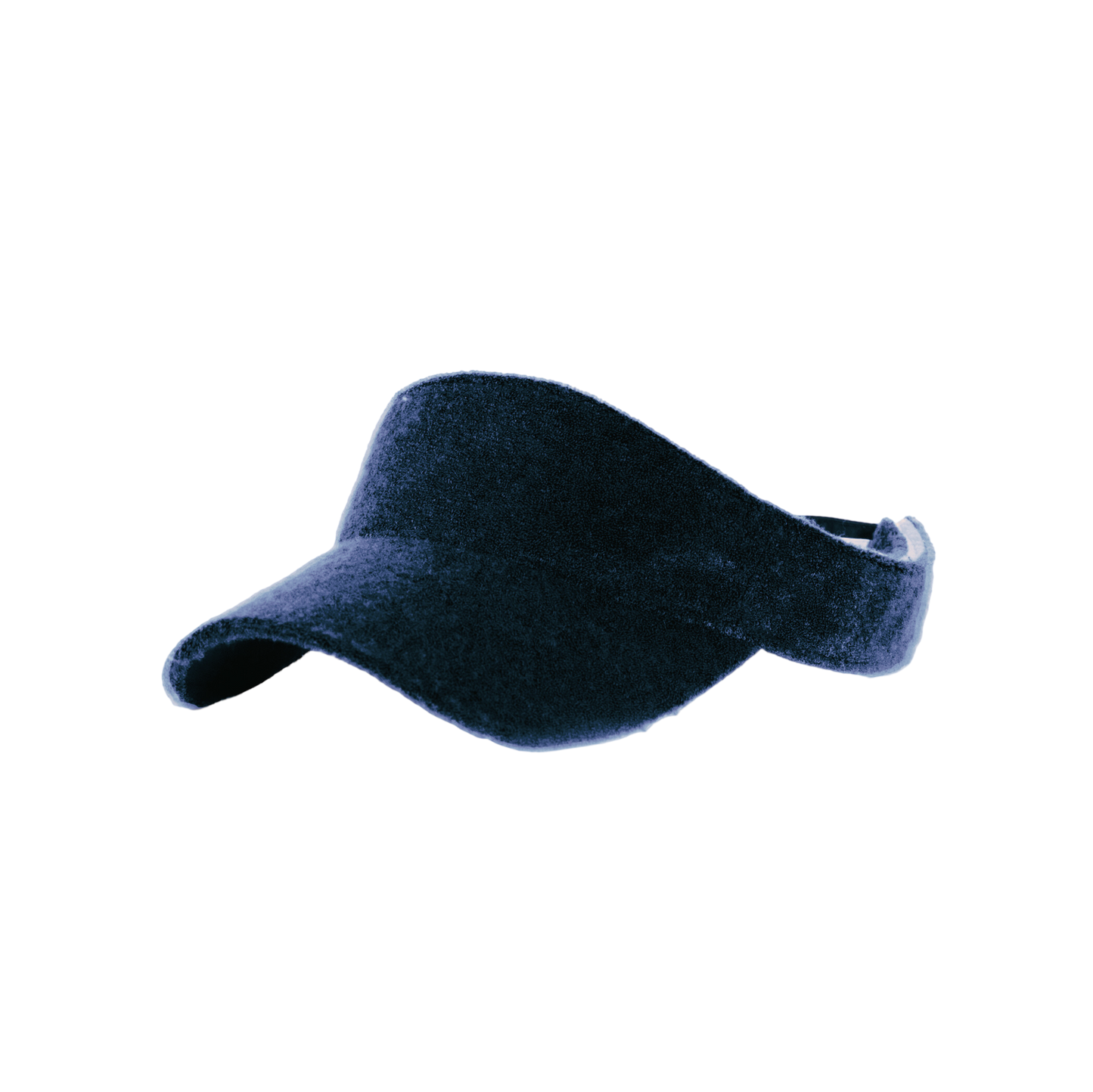 Terry Towel Sport Visor - Navy