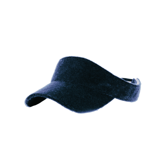 Terry Towel Sport Visor - Navy
