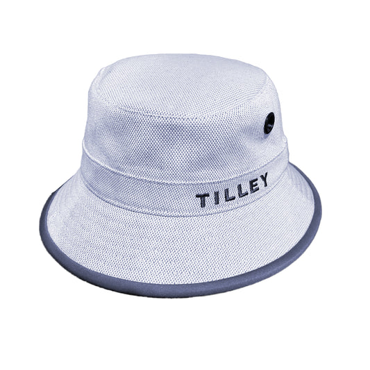 Leather / Canvas Bucket - Navy