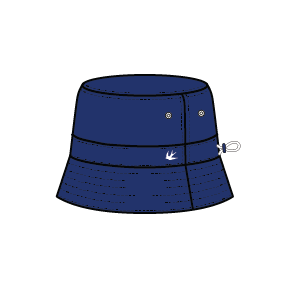 Twill Mini Bucket - Navy