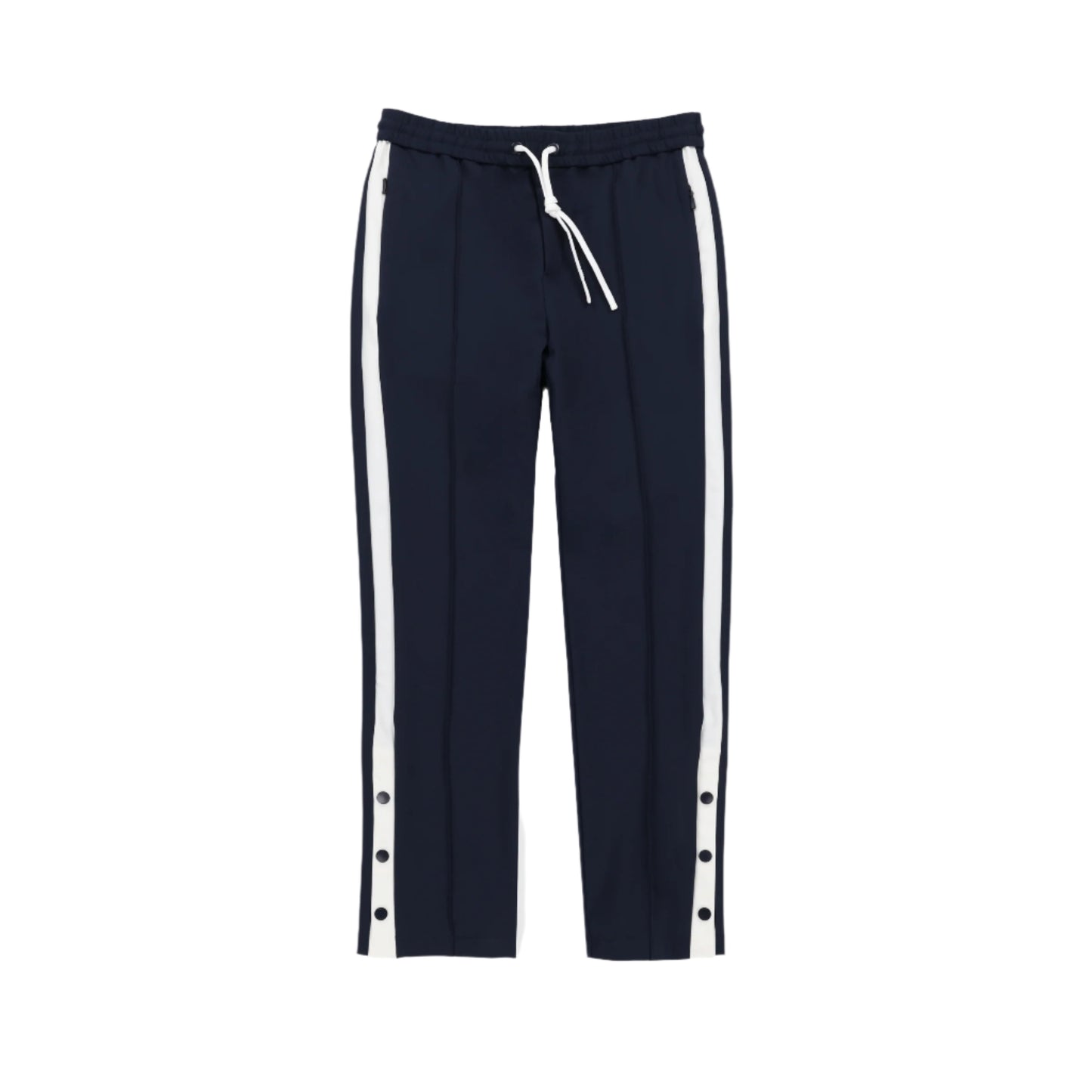 Womens Striped Sport Pant - Navy/White