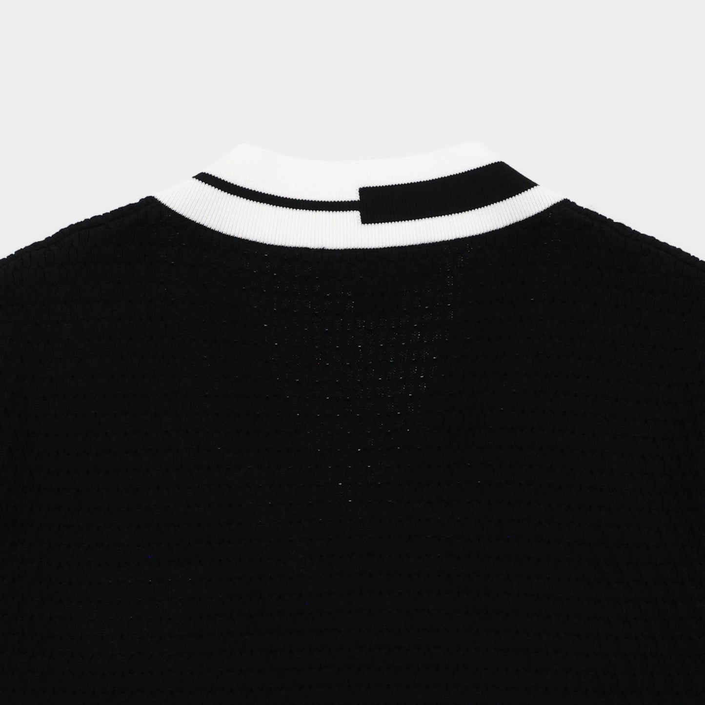 Womens Sport V Neck Sweater - Black