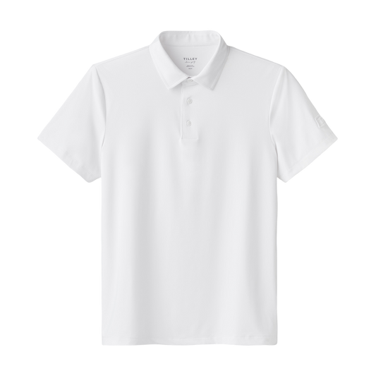 Mens Caddy Polo - White