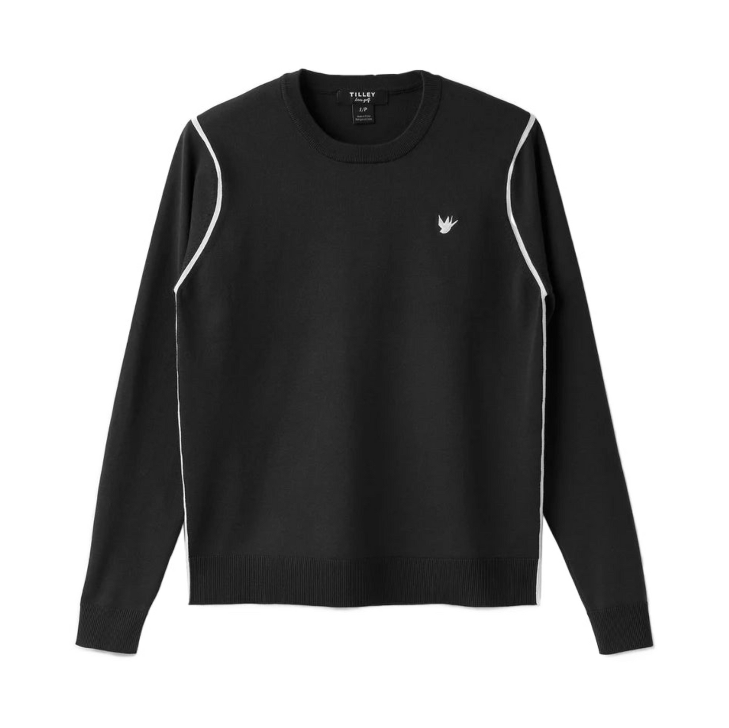 Womens Classic Crew - Black/White